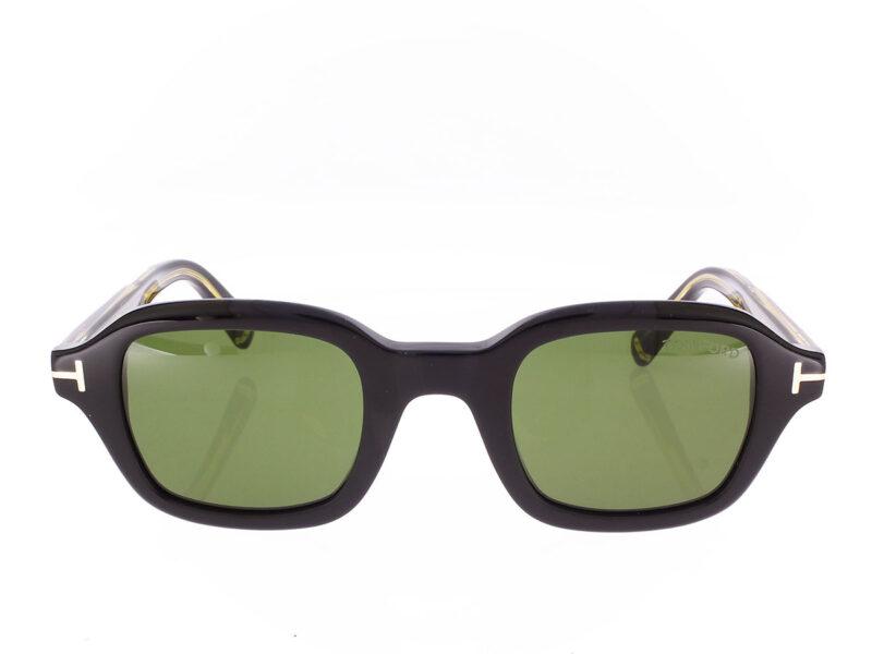 Tom Ford glänzend schwarz TI0021 01N Icon Collection