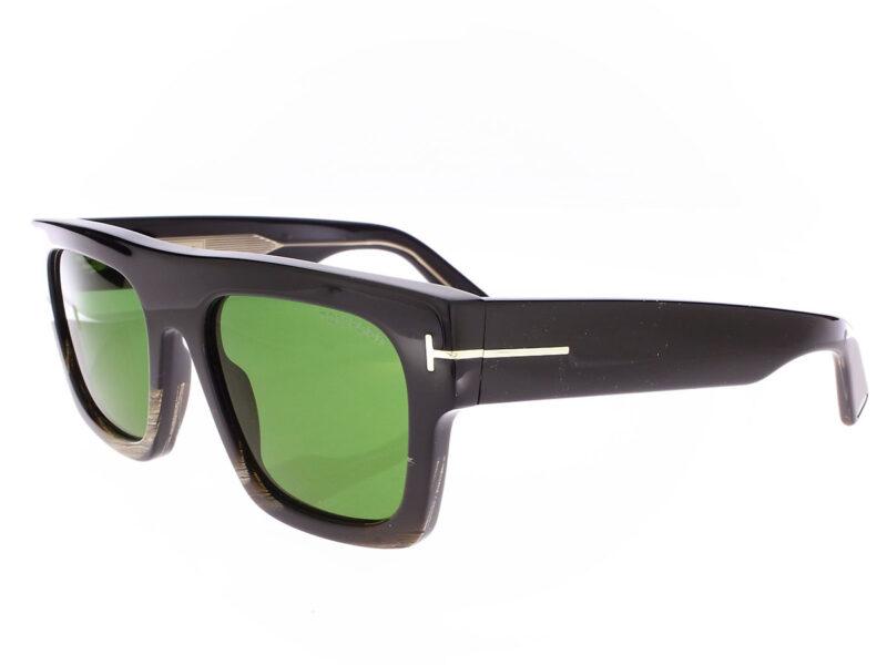 Tom Ford schwarz/horn/glänzend schwarz TI0023 05N Icon Collection - Rückansicht